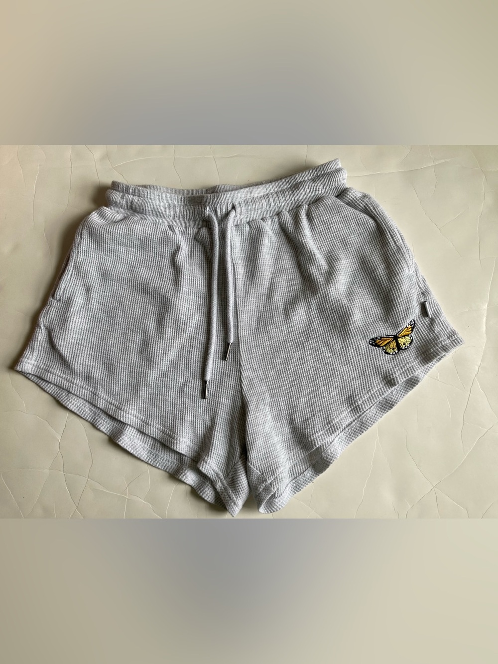Ghanda Australia waffle butterfly shorts XS EUC